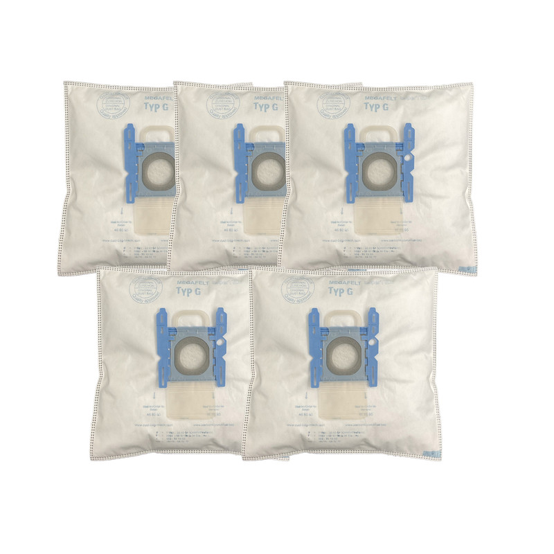 پاکت جاروبرقی مدل تایپ جی مناسب جاروبرقی پاکشوما PVC-25501W بسته 5 عددی