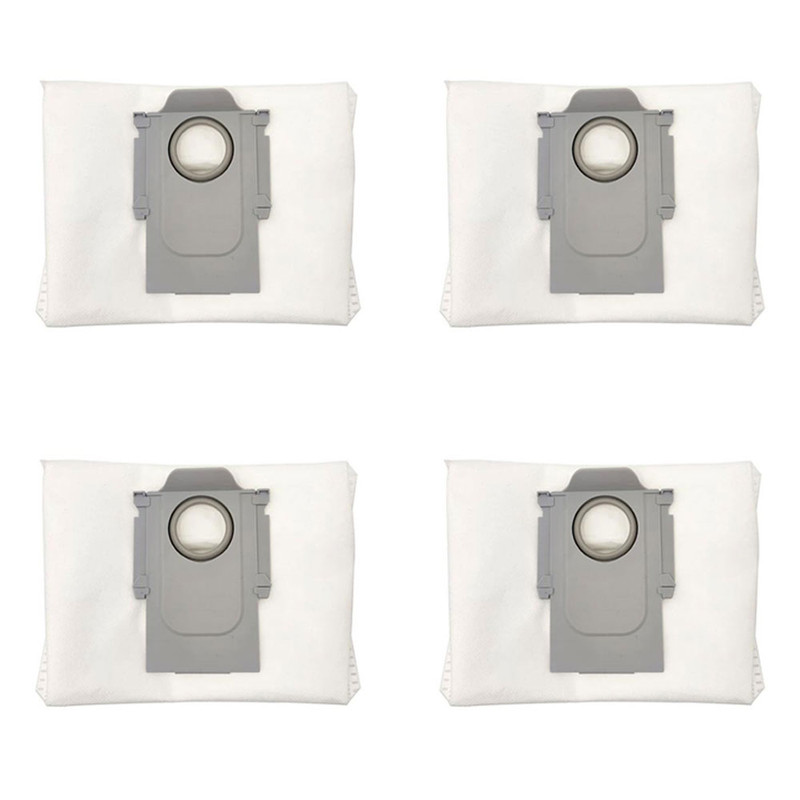 کیسه تخلیه جارو رباتیک مدل Roborock مناسب برای پاکت جاروبرقی رباتیک روبوراک S7 Max V Ultra مجموعه 4 عددی