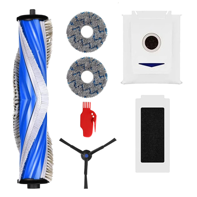 لوازم جانبی جارو برقی رباتیک مدل X5 Pro Omni مناسب برای جاروبرقی رباتیک اکووکس ECOVACS X5 Pro Omni مجموعه 7 عددی